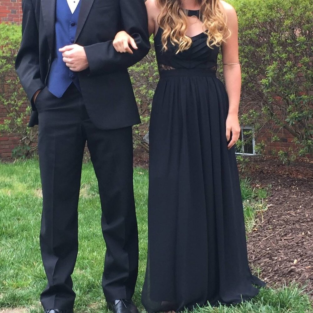 BCBG black evening or prom dress